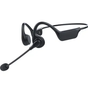 Bone Conduct ion ENC Kopfhörer für Sport Drahtloses wasserdichtes Headset Leichter BT-Kopfhörer mit drehbarem Mikrofon GC19E
