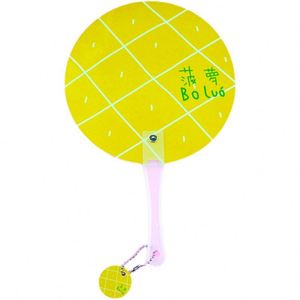 Wholesale Cheap Creative Fruits Cute Cartoon Summer Small Cool Round Plastic <b>Hand</b> <b>Fans</b> - Product Image 5