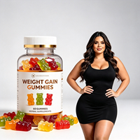 Gummies véganes colorées personnalisées pour la prise de poids – Compléments alimentaires naturels pour l'appétit et la masse saine