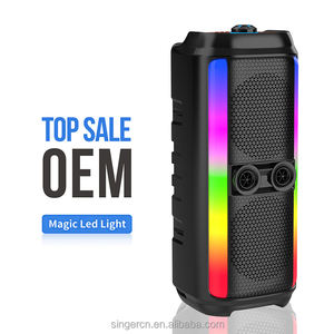 Enceinte sans fil ZQS6240XW double 6,5 pouces 10W avec <span class=keywords><strong>son</strong></span> stéréo et lumières RGB pour fêtes, enceinte sans fil 1500mAh pour intérieur/extérieur - Product Image 3