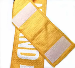 Toalla deportiva ajustada con logotipo personalizado, toalla de fútbol americano de microfibra con aro y bucle