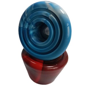 Hai Hàng <span class=keywords><strong>Inline</strong></span> Skate phanh Pads bốn bánh Con lăn Skate phanh Hội đồng cao su PU đôi hàng Con lăn Skate phanh - Product Image 2