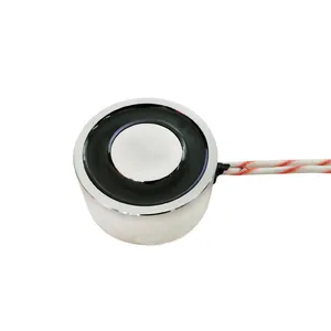 Small Electromagnet Wholesale Small Round Holding Electromagnet Dc 12v 24v 50Kgs/500N Electro Magnet