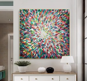 <span class=keywords><strong>Bouquet</strong></span> coloré <span class=keywords><strong>de</strong></span> <span class=keywords><strong>fleurs</strong></span>, <span class=keywords><strong>peinture</strong></span> à l'huile sur toile, grand paysage Floral, <span class=keywords><strong>peinture</strong></span> acrylique, Art mural <span class=keywords><strong>moderne</strong></span> - Product Image 1
