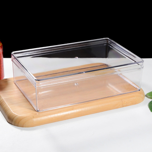 กล่องเค้กพลาสติกพร้อมฝาปิดสำหรับคุกกี้ Tiramisu คุกกี้ขนมอบขนมปังและภาชนะใส่ของขวัญ - Product Image 1