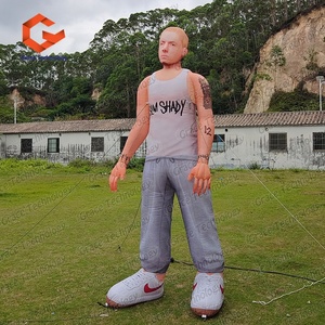 Mascota Inflable Realista de la Celebridad Eminem, Rapero de Hip-Hop, para Exhibición en Exteriores - Product Image 2