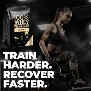 JuLong OEM Proteína de Suero de Leche <span class=keywords><strong>Sabor</strong></span> Vainilla, Suplementos Deportivos, Proteína Pre-Entrenamiento, Proteína de Suero de Leche Vegana, 2LB - Product Image 6