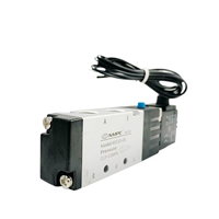 Vanne solénoïde pneumatique 4V110-06 1/8 pouce, 5 voies, 2 positions, électrovanne magnétique pour gaz et air, DC12V 24V 110V 220V