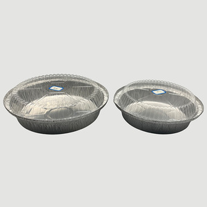 <span class=keywords><strong>Barquette</strong></span> et bol ronds en aluminium épais jetables pour friteuse à air, cuisson, pizza et barbecue - Product Image 4