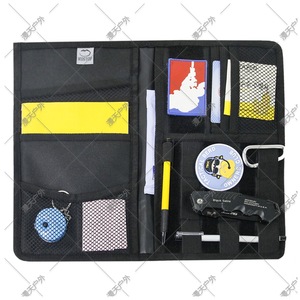 <b>Car</b> <b>Visor</b> Organizer 14.1x12.2inch Oxford Cloth Storage Bag With Card Holder Document Pocket Black - Product Image 5