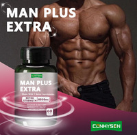Complément alimentaire en capsules Maca Root Man Plus, capsules pour une puissance accrue, compléments populaires pour l'énergie, capsules Man Plus Extra