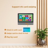 MHY Tablette murale Android 7 pouces avec écran LCD 1024x600 pour massage des pieds, alimentation PoE, alarme sans fil intelligente à commande par carte