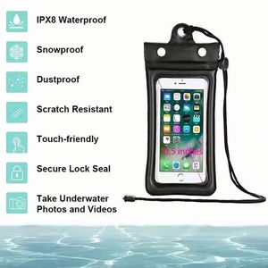 Nuevos Productos para Campamento al Aire Libre, Bolsa Impermeable para Teléfono Móvil de Gran Tamaño de 8.9 Pulgadas, Funda Impermeable para Teléfono IPX8, Bolsa de Viaje - Product Image 4