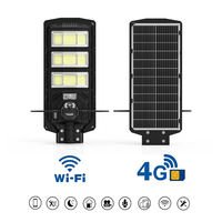 Farola Solar de 600W ABS+PC SMD2835 6000K con Control Remoto y Cámara de Seguridad V380 de 4MP, Garantía de 2 Años