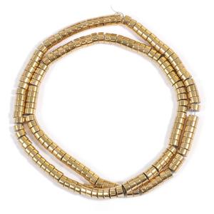 Golden <strong>Black</strong> Real Gold Hematite Semi-finished Beaded Accessory Pendant Natural Stone <strong>Round</strong> Gemstone <strong>Beads</strong> for Earrings - Product Image 6
