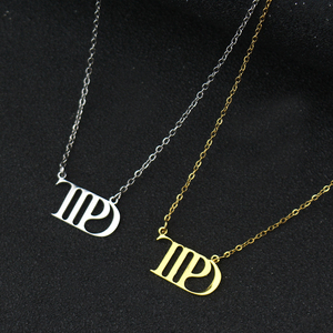 Nouveau collier TTPD Swift pour femmes, bijoux en acier inoxydable, chaîne mignonne, collier Taylor, collier ras du <span class=keywords><strong>cou</strong></span>, cadeau pour les fans - Product Image 4