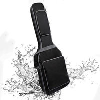 Étui étanche en toile Oxford pour guitare électrique classique et acoustique, sac à bandoulière rembourré avec poche