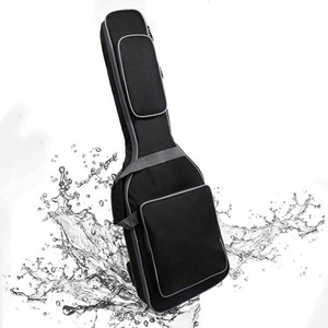 Estuche impermeable <span class=keywords><strong>de</strong></span> lona Oxford para guitarra acústica clásica eléctrica, bolsa con correa para el hombro, acolchada con bolsillo - Product Image 2
