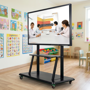 Pizarra Interactiva Inteligente 4K de 55, 65, 75 y 86 Pulgadas con Sistema Operativo Dual Android y Windows, Pizarra Táctil Interactiva para Educación y Salas de Reuniones - Product Image 1