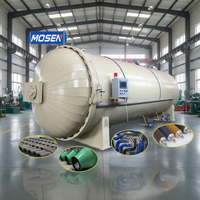 Autoclave industriel Mosen à vapeur sous pression automatique pour la vulcanisation de poulies en caoutchouc