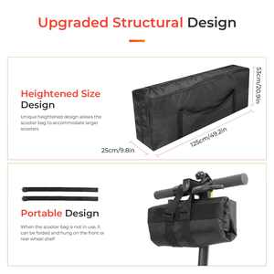 Sac de rangement étanche pour F30 Dualtron Kaabo <span class=keywords><strong>G30</strong></span> <span class=keywords><strong>Max</strong></span> Pro Scooter électrique sac à main pliable pièces de planche à roulettes accessoires - Product Image 4