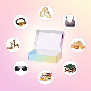Custom Corrugated Cardboard Paper Packaging Tear Strip Printed Self Sealing Mailer <b>Shipping</b> Gift <b>Box</b> With Logo - Product Image 3
