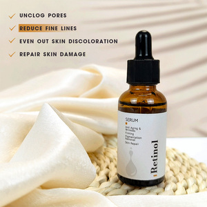 Sérum Visage Anti-Âge Hydratant, Apaisant et Réparateur à la Vitamine E, Glycérine et Acide Hyaluronique, Effet Blanchissant, Améliore la <span class=keywords><strong>Peau</strong></span> (Marque Blanche) - Product Image 3