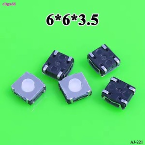 Microinterruptor Táctil Electrónico para Llave de Control Remoto de Automóvil Volkswagen Haila Importado de Francia, 6*6*3.5MM, KSC221J LFS - Product Image 1