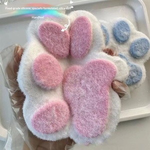 Ensemble de bombes de bain en forme de patte de chat, bombes de bain effervescentes naturelles et biologiques aux huiles essentielles, hydratantes, aromathérapie, cadeau de spa pour enfants et femmes - Product Image 5
