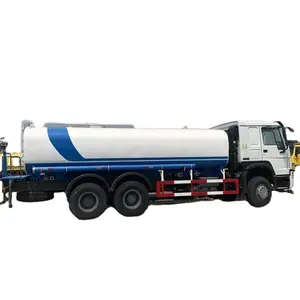 SINOTRUK HOWO 6*4 Wheelbase 4600mm water tanker 20cbm 40cbm stainless steel tanker truck