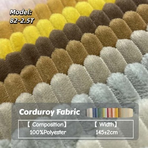 Tissus de canapé en polyester doux de haute qualité 100% polyester, <span class=keywords><strong>tissu</strong></span> en <span class=keywords><strong>velours</strong></span> <span class=keywords><strong>côtelé</strong></span> pour rembourrage de canapé, <span class=keywords><strong>tissu</strong></span> en <span class=keywords><strong>velours</strong></span> pour rembourrage de canapé - Product Image 1