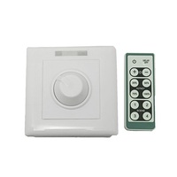 Contrôleur de luminosité à infrarouge AC90-240V degrés, 12 clés, contrôleur de luminosité 0-10V, avec bouton et télécommande IR, signal 0-10V, DIY