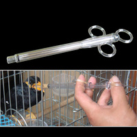 Aiguille d'alimentation pour oiseaux, poussins, pigeons, en ABS, pour cage à oiseaux, réduction sur les quantités importantes