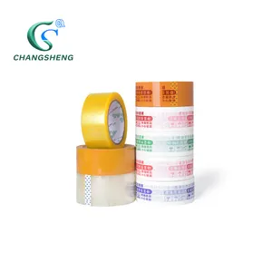 Bopp Low Noise Packing Tape With Logo Printed Self Adhesive Colored Tape Brown/ Clear 48mmx66m