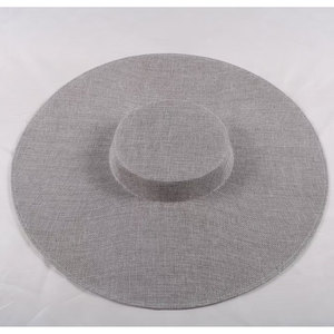 Chapeau <span class=keywords><strong>haut</strong></span> <span class=keywords><strong>de</strong></span> <span class=keywords><strong>forme</strong></span> non tissé à large bord <span class=keywords><strong>de</strong></span> couleur unie pour femme - Idéal pour les affaires et les fêtes, toutes saisons - Product Image 5