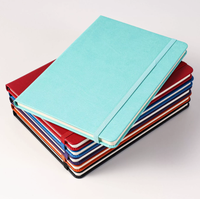 Libreta de Negocios A5 de Cuero PU con Banda Elástica, Diseño de Alta Calidad