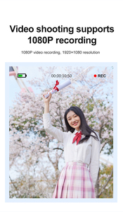 กล้องวิดีโอดิจิตอล Yuniq New 2025 หน้าจอ 2.4 นิ้ว 16X 4K หลายสี ขนาดกะทัดรัด พกพาสะดวก ชุดกล้องเดินทาง Q12 - Product Image 5
