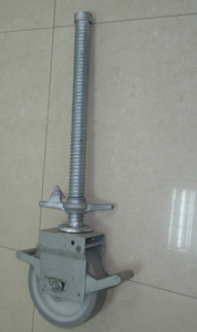 <span class=keywords><strong>Roulettes</strong></span> d'accessoires d'<span class=keywords><strong>échafaudage</strong></span> de plate-forme de travail aérien/roue universelle frein de double - Product Image 4