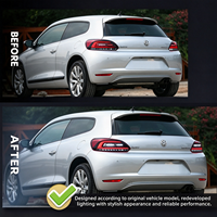 Feux arrière à LED pour VW Scirocco MK3 2015 2016 2017 Facelift, clignotants séquentiels dynamiques, installation Plug and Play
