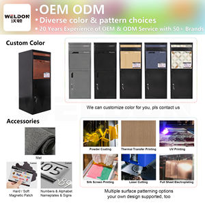 Kotak pengiriman paket desain kedap air kapasitas besar ODM OEM Modern dan kotak huruf berdiri Gratis - Product Image 4