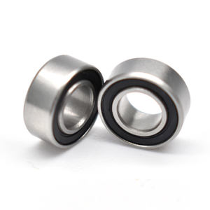 高速ミニチュアステンレスボールベアリングSSMR105 ZZ 2RSディープグルーブ構造5x10x4mm 5x10x3mmサイズ - Product Image 1