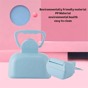 Pelle à crottes pour chiens et chats avec support de sacs poubelle Matériau écologique pour un ramassage facile en extérieur
