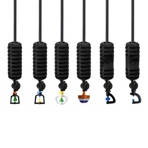 DaringFish Pulvérisateur suspendu en plastique <span class=keywords><strong>pour</strong></span> micro-irrigation, tuyau d'arrosage avec buse rotative à 360 degrés <span class=keywords><strong>pour</strong></span> refroidissement de serre - Product Image 1