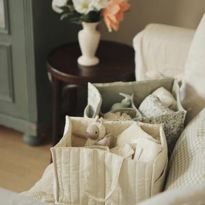 Organisateur de couches pour bébé de haute qualité avec poignée, panier de rangement en feutre, panier <span class=keywords><strong>à</strong></span> couches, <span class=keywords><strong>sac</strong></span> de rangement pour couches en gros - Product Image 3