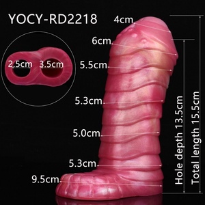 FAAK - Funda de Silicona para Pene de Gran Tamaño, Condones, Funda de Fantasía, Anillos para el Pene, Alargador y Extensor, Juguetes Sexuales para Hombre - Product Image 2