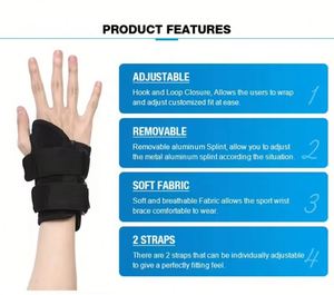 Bracelets de poignet confortables et ajustables, de couleur tendance, pour l'entraînement sportif, l'exercice physique et la sécurité - Product Image 4