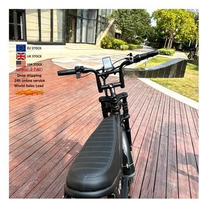 Bicicleta de 2 Plazas con Llantas Gruesas de 20 Pulgadas, Bicicleta de Montaña, Bicicleta Eléctrica Híbrida de 48 V y 250 W, Diseño de Bicicleta Eléctrica Todoterreno VOMO C80 C80 de Largo Alcance con Llantas Gruesas de 20 Pulgadas - Product Image 5
