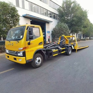 JAC 4T <b>Flatbed</b> Tow <b>Truck</b> with Full Floor Tow <b>Truck</b> for Luxury Car Rescue Tow <b>Truck</b> - Product Image 1