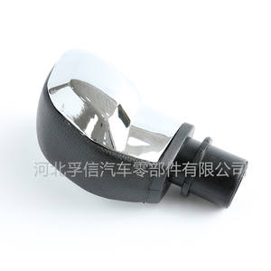 Pomo de palanca de cambios Peugeot de 5 velocidades, ergonómico, de cuero, para 307, 308, 301, 206, 207, 408, 508 - Product Image 2