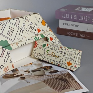 Sunshine Custom Pyramidal Grazing <b>Box</b> Paperboard Takeaway <b>Dessert</b> Bread Snack Combo Platter in Pyramid Shape for Food Use - Product Image 6